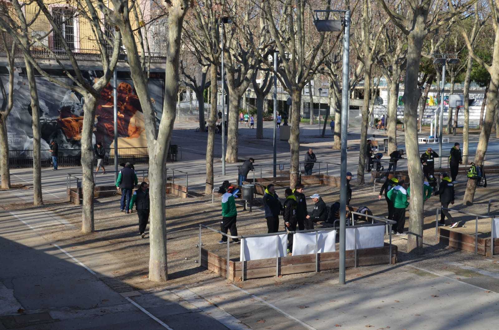 Imatge pels mitjans: Millores  Petanca Parc Espanya Industrial 