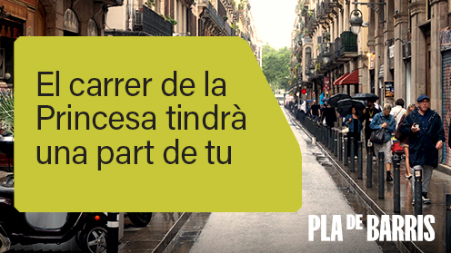 Imatge pels mitjans: Remodelació del carrer de la Princesa